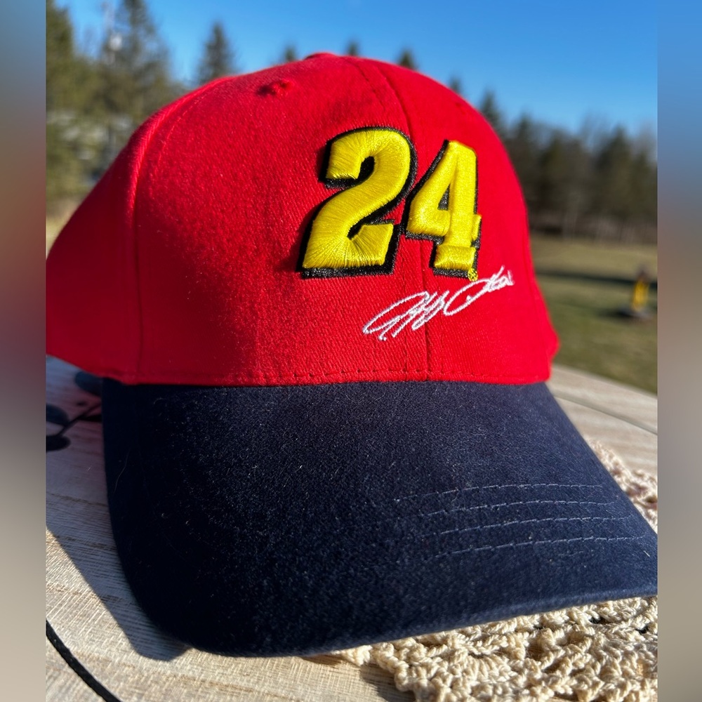 NWOT Nascar #24 Jeff Gordon Kellogg's Racing Hat/Cap Red & Navy Blue
2008
